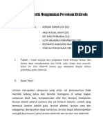 Daya Hantar Listrik Menggunakan Percobaan Elektroda