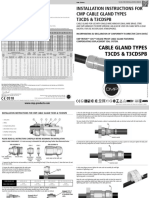 Installation Instructions For CMP Cable Gland Types T3Cds & T3Cdspb