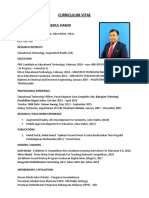 Curriculum Vitae Mohd Fadzil Bin Abdul Hanid