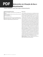 CRIANÇAS E ADOLESCENTES NA RUA