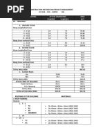 Parts of The Building Actual Dimensions Height (H) Length (L) Area (M)