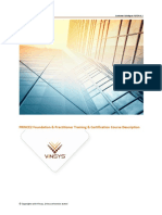 PRINCE2 Foundation & Practitioner Customer Catalogue