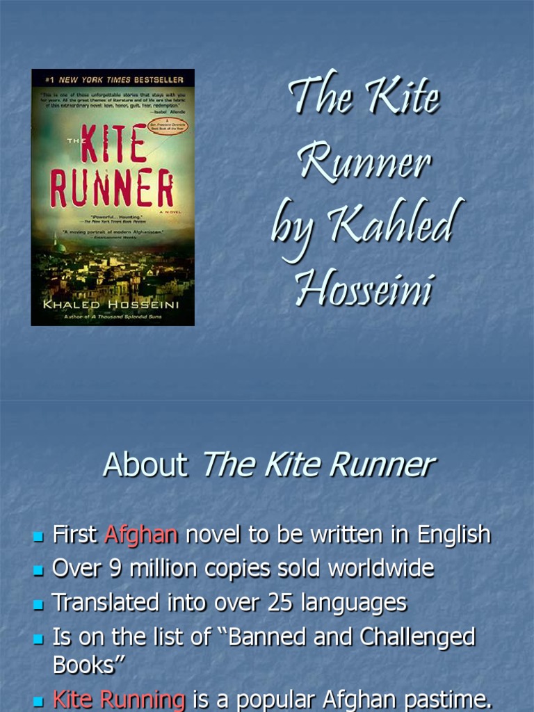 The Kite Runner Introduction PDF Taliban Hazaras