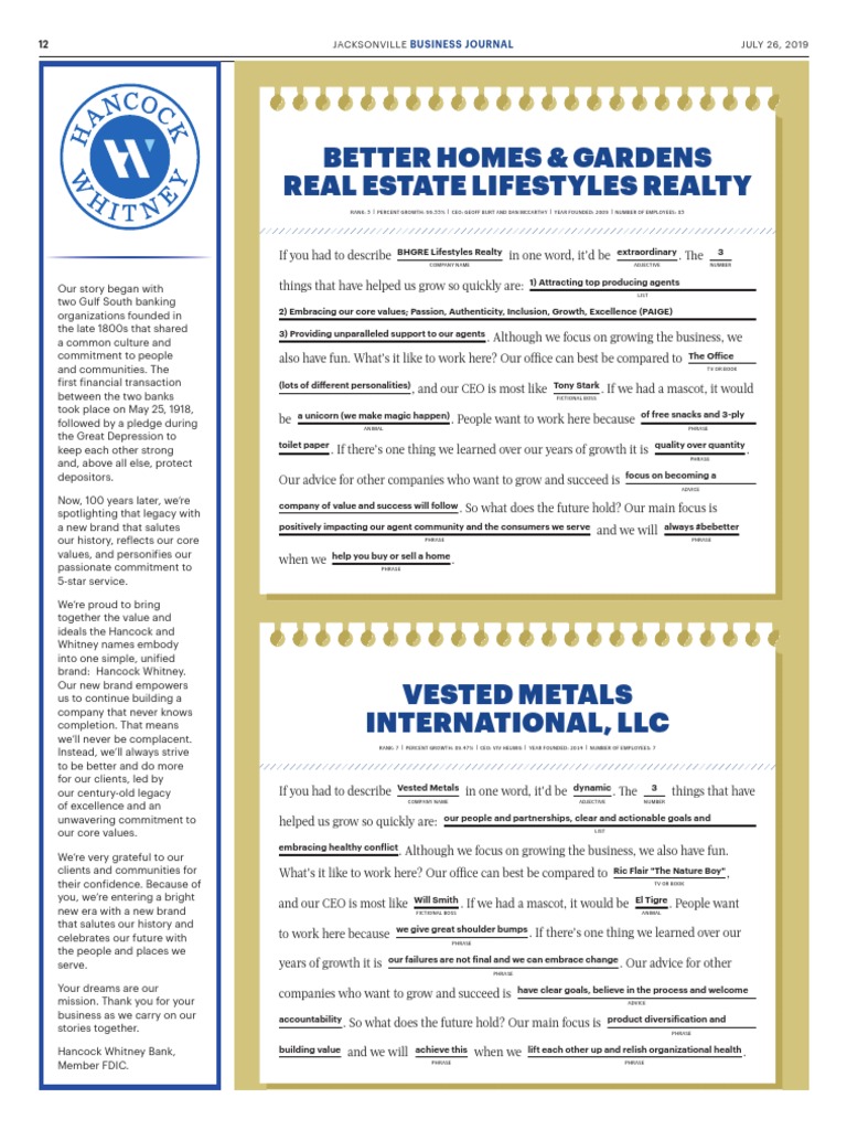 Better Homes & Gardens Real Estate Lifestyles Realty Jacksonville JULY