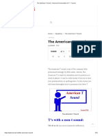 The American T Sound - American Pronunciation of T - T Sound