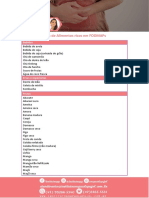 Lista de Alimentos ricos em FODMAPs