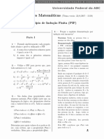 Lista 4 Princípio de Indução Finita