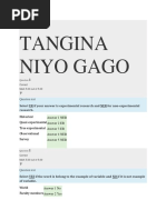 Tangina Niyo Gago: Select ER If Your Answer Is Experimental Research and NER For Non-Experimental Research