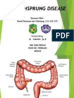 Hirschsprung Disease: Disusun Oleh: Nurul Permata Sari Sihotang 213 210 179