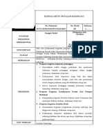 Sop Kendali Mutu Instalasi Radiologi