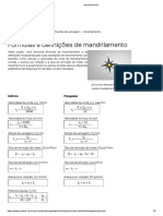 Fórmulas e definições essenciais para mandrilamento