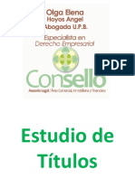 Estudio de Titulos