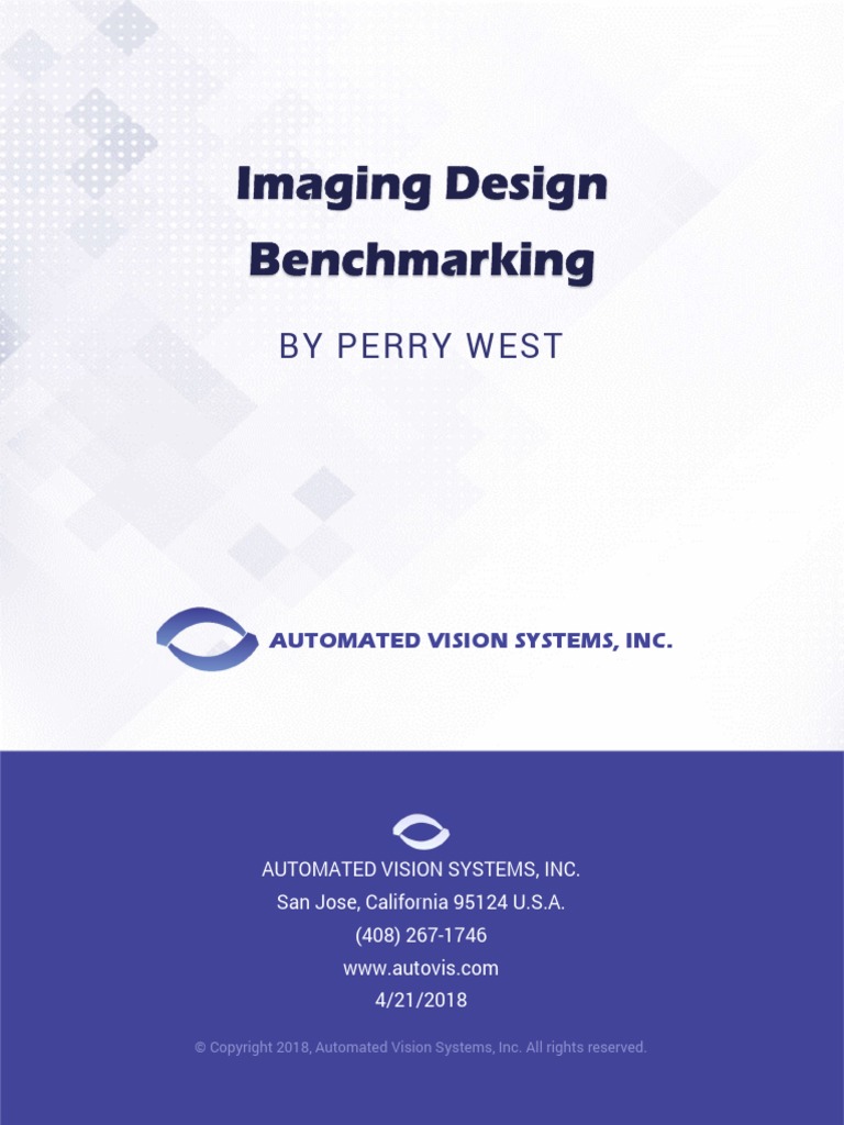 Imaging Design Benchmarking PDF Image Resolution Camera
