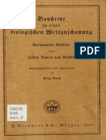 Uexküll Biologischen Weltanschauung PDF