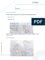 Sistemas de ecuaciones lineales y cuadráticas resueltos paso a paso