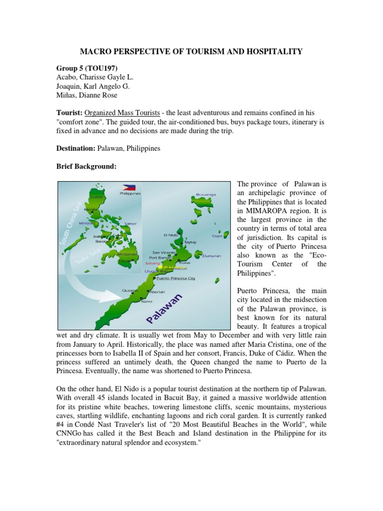 Macro Perspective of Tourism and Hospitality | PDF | Nature