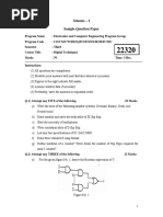 Sample Question Paper Digital Techniques PDF