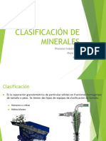 Clasificacion Harneros-Hidrociclones