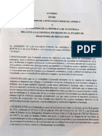 Acuerdo tercer país seguro entre EEUU y Guatemala