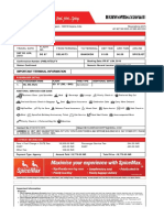 SpiceJet - E-Ticket - PNR N7BLYV - 08 Jun 2019 Delhi-Bangkok For MS. ANJU