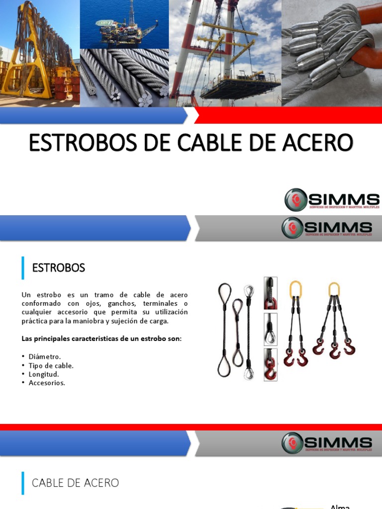 Estrobos de Carga: Fabricación e Inspección | PDF | Acero | Ingeniería ...