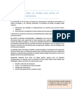 Hojas de Trabajo para Planes de Inocuidad Alimentaria