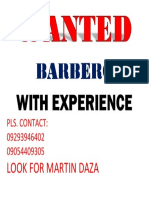 Wanted Barbero