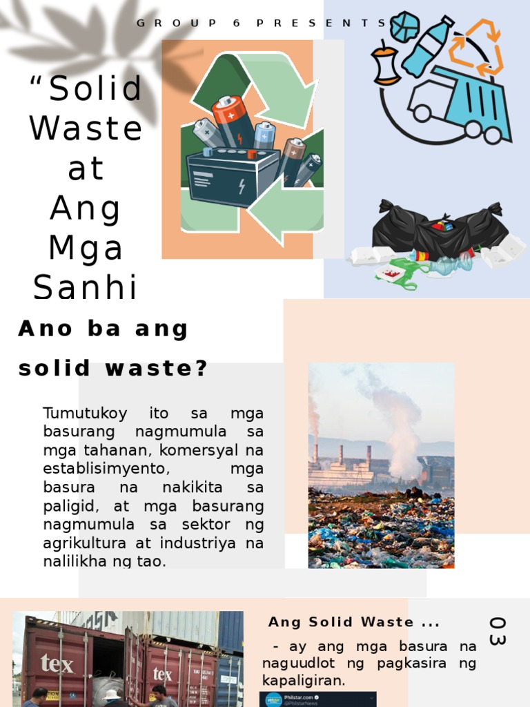 Ang Sanhi ng Solid Waste
