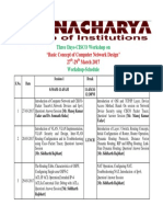 "Basic Concept of Computer Network Design" 27 - 29 March 2017