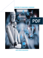 Introduction To Machine Learning PDF