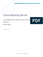 Load Balancing Calls Across Meeting Servers 2 3 White Paper