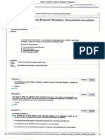 Evaluación Enviada Evidencia Evaluación Recepción y Almacenamiento de Productos Químicos