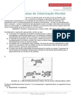 Materialdeapoioextensivo Geografia Exercicios Processo Urbanizacao Mundial