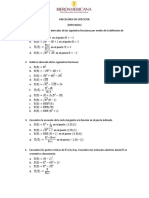 Ejercicios Derivadas