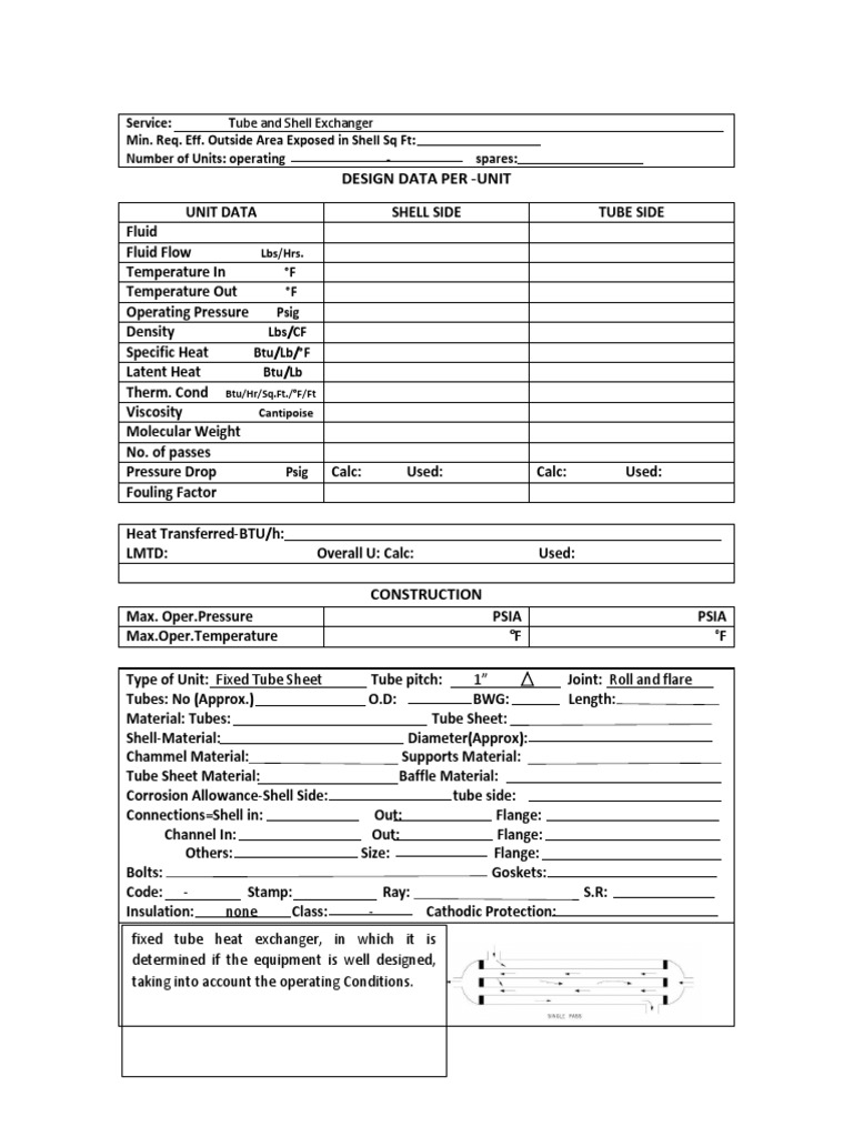 GBS400H-70 Tube and Shell Exchanger | PDF | Technology & Engineering