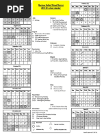 2019-2020 School-Year Calendar, Martinez Unified School District