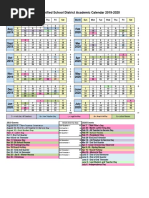 Mt. Diablo Unified School District's 2019-2020 School - Year Calendar