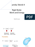 Dinamika Teknik 9 Rigid Body: Work and Energy: Nofirman