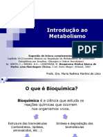 Aula 1 - Introdução Ao Metabolismo (2018) PDF