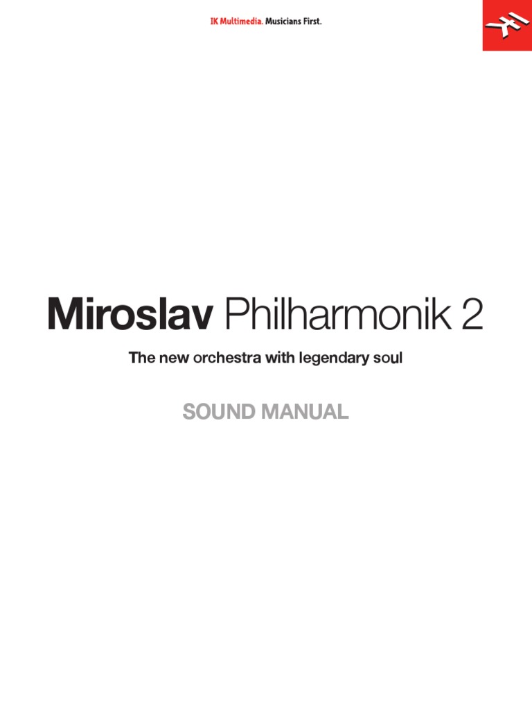 Miroslav Philharmonik 2 Sounds Manual Download Free PDF String
