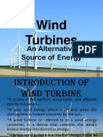 Wind Turbines: An Alternative Source of Energy