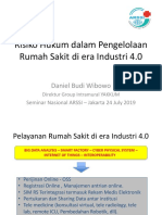 Risiko Hukum Dalam Pengelolaan RS Di Era 4.0