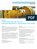 OG GAS GLOB XXXX Principles of Flow Measurement Training Course