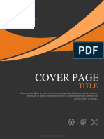 Report Cover Page Design - 4