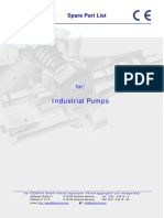 Industrial Pumps: Spare Part List