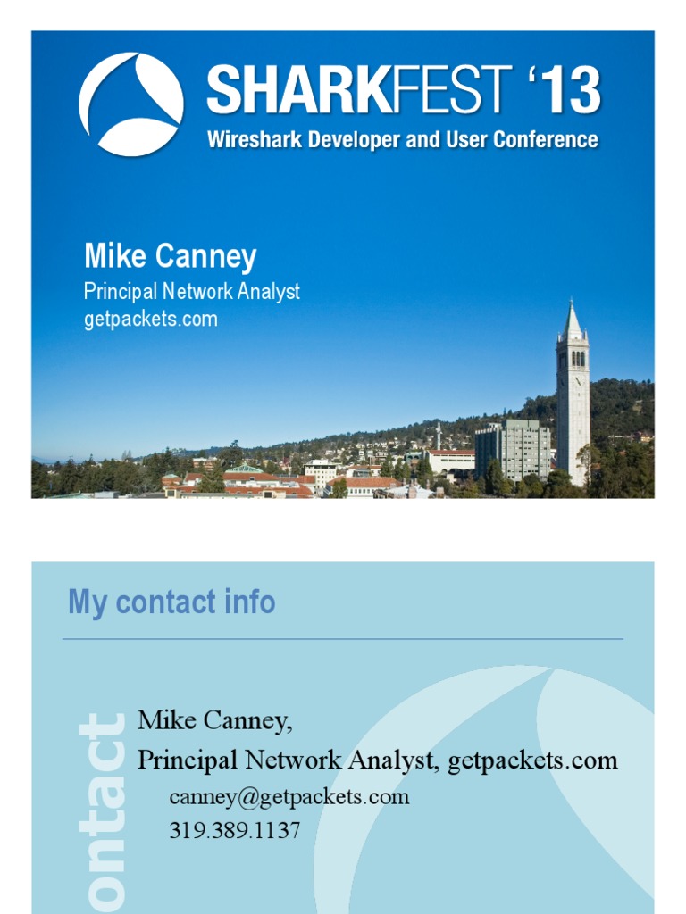 Application Performance Analysis Sharkfest Wireshark PDF