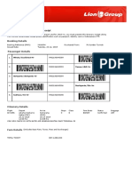 Lion Air Eticket Itinerary / Receipt: Wirata/Gusiketut MR