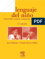 El Lenguaje Del Nino, Desarrollo Normal, Evaluacion y Trastornos - Juan Narbona y Claude Chevrie Muller PDF
