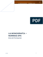 La Monografia y Las Normas Apa