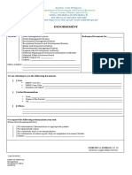 Indorsement Template No. 1 - Revised